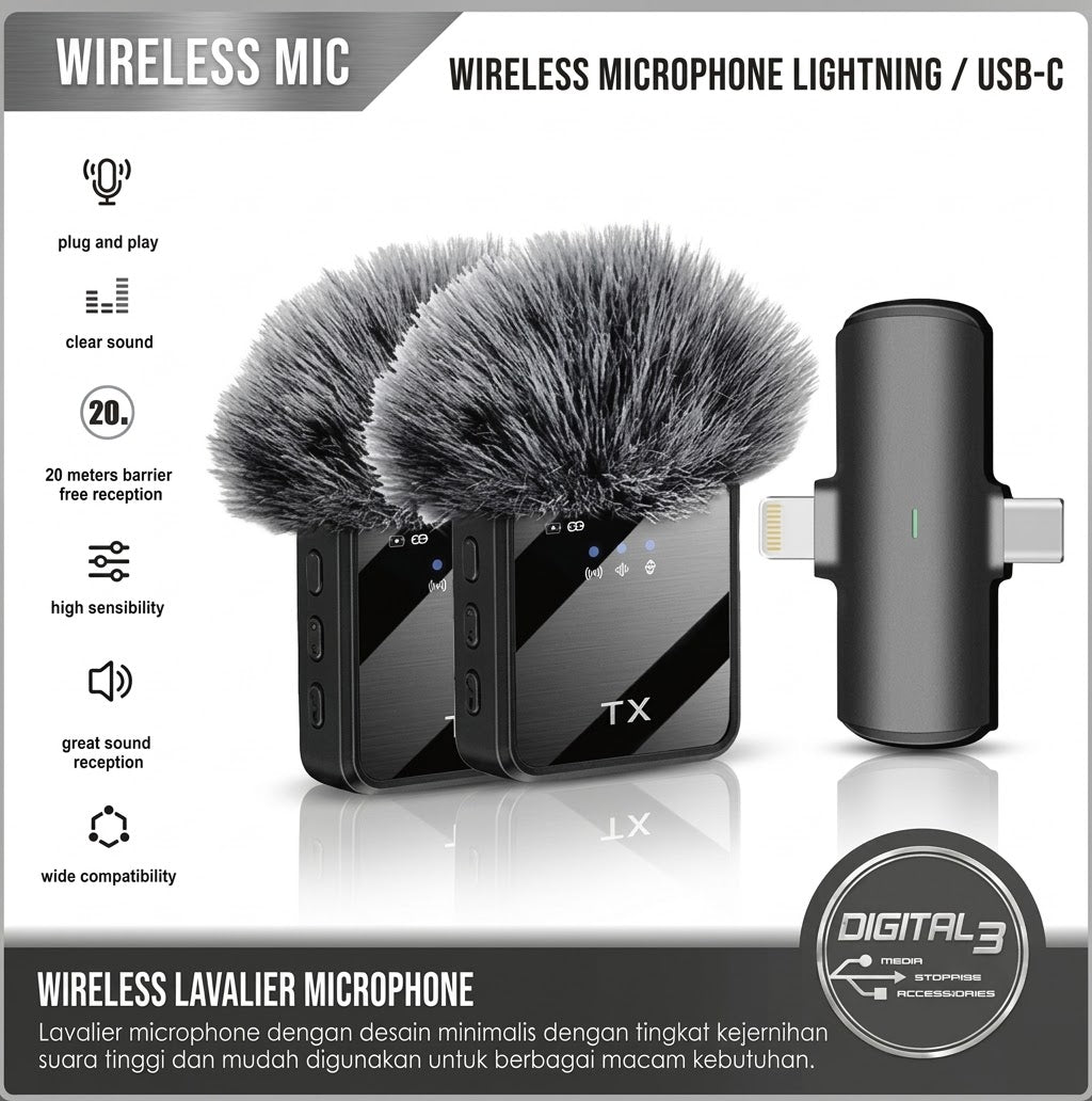 Wireless Lavalier Microphone