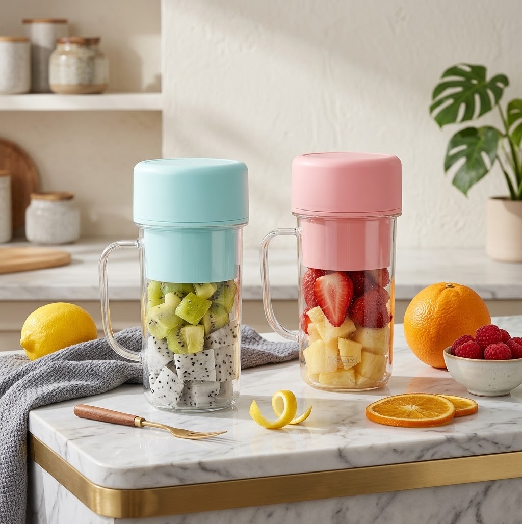 MINI SMOOTHIE BLENDER WITH STRAW